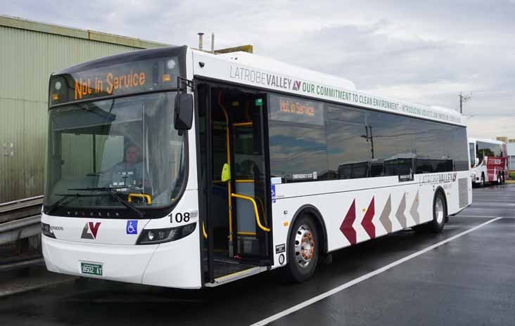 Latrobe Valley Volvo B8RLE Volgren Optimus 108